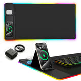 XXL RGB Glowing Waterproof Mouse Pad Gaming Desk Mat for Office Home Computer Gaming Writing Laptop Pad with Versatile Use and Stylish Design mouse pad charger 800*400cm